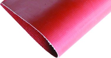 Rotes Silikon-zusammengesetztes Fiberglas-Gewebe, eins Seiten-/Doppelt-silikonumhülltes Gewebe