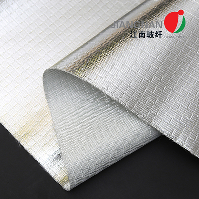 Aluminisiertes Gewebe des Fiberglas-430-600G/Sq.Mtr für hohe Temperatur bis zu 550°C