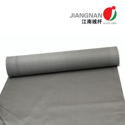 0.65mm 700℃ Satinless Stahldraht verstärkte Polyurethan-überzogenen Fiberglas-Stoff