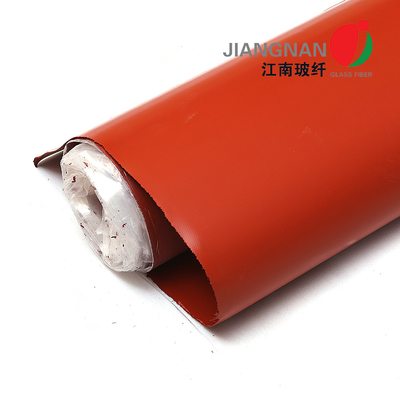 17 Oz Rot Silikon beschichtet Glasfaser Stoff für Schweißschutz und Branddecken