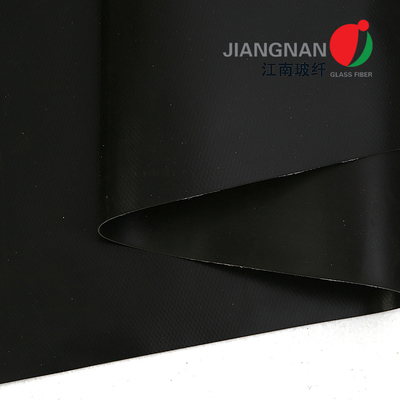 1000 mm Breite Matte Oberfläche Silikon beschichtet Glasfaser Stoff für Rauchvorhang Projekt