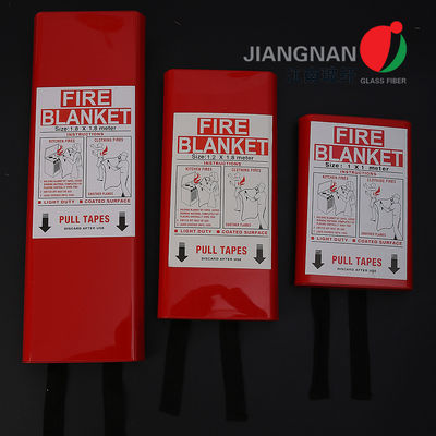 430gsm 1m*1m packte die Auslöschung der Notfiberglasstoff Feuer-Decke mit AS/NZS3504 genehmigte ein