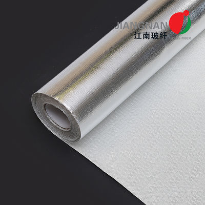 Ein Seitenaluminiumfolie-Fiberglas-Gewebe 0.6mm für die Hitze reflektierend