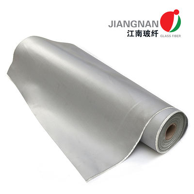 0.45mm 260℃ Wärmeschutz-Fiberglas-Gewebe mit Silikon-Kleber eine Seite