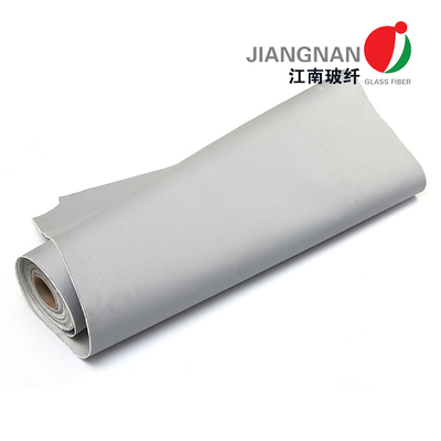 3732 0.45mm grauer Fiberglas-Gewebe-Stoff PUs überzogener für schweißende Decke